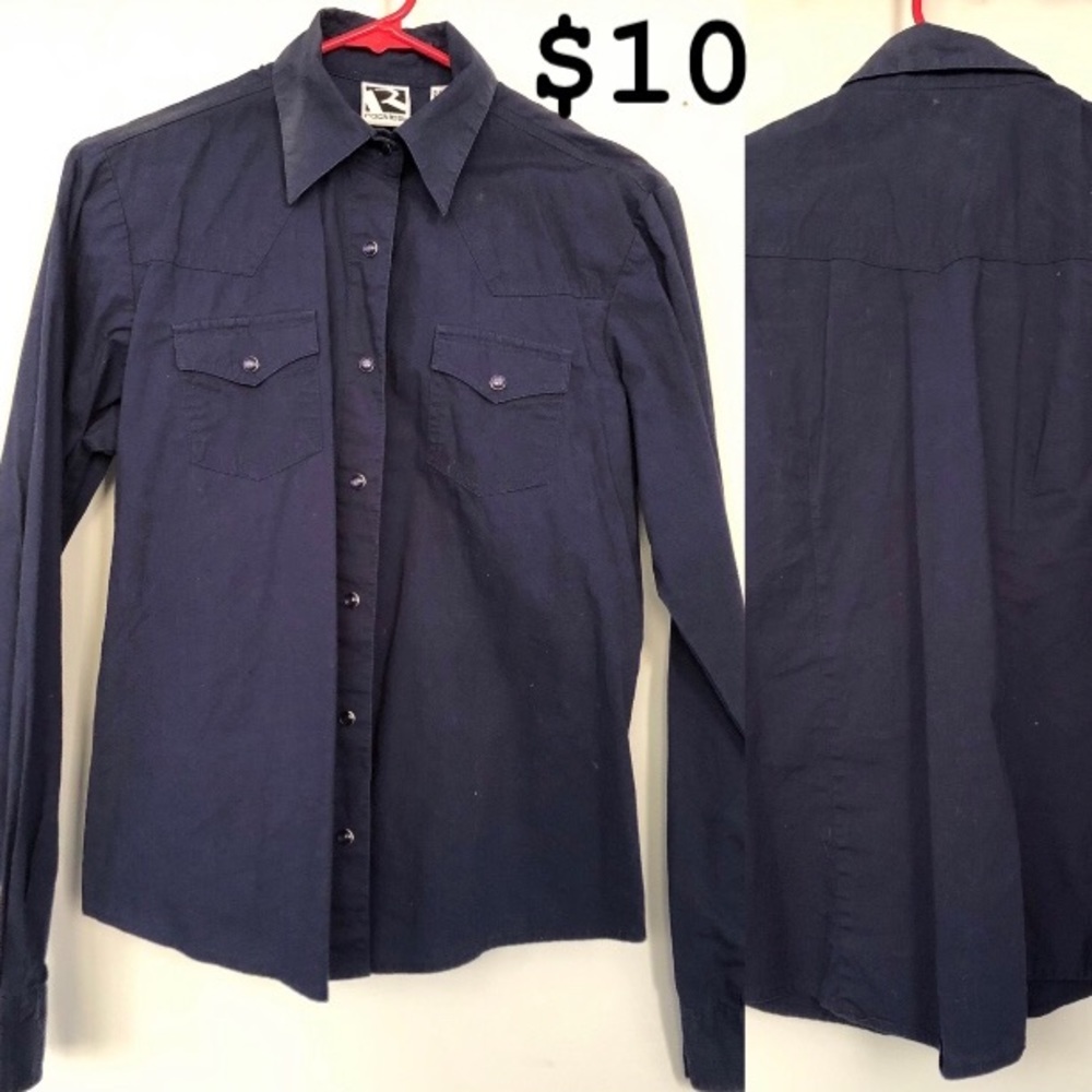Western Button Down Blouse